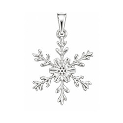 Pendentif flocon de neige - Argent - Atelier 1924 - Patrimoine Vivant Français 