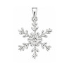 Pendentif flocon de neige - Argent - Atelier 1924 - Patrimoine Vivant Français 