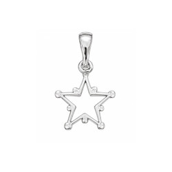 Pendentif Étoile d’hiver - Argent - Atelier 1924 - Patrimoine Vivant Français 