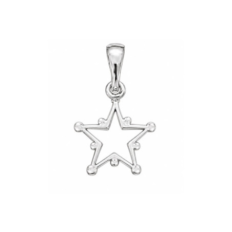 Pendentif Étoile d’hiver - Argent - Atelier 1924 - Patrimoine Vivant Français 