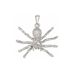 Pendentif araignée mygale - Argent - Atelier 1924 - Patrimoine Vivant Français 
