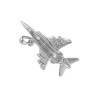 Pendentif avion de chasse - Argent - Atelier 1924 - Patrimoine Vivant Français 