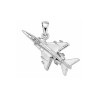 Pendentif avion de chasse - Argent - Atelier 1924 - Patrimoine Vivant Français 