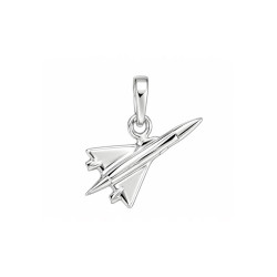 Pendentif Avion Bel Oiseau Blanc - Argent - Atelier 1924 - Patrimoine Vivant Français 