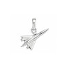 Pendentif Avion Bel Oiseau Blanc - Argent - Atelier 1924 - Patrimoine Vivant Français 