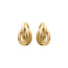 Boucles d'oreilles forçat plaqué or - La Petite Française