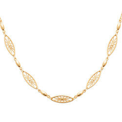 Collier filigrane - Plaqué Or - Haute fantaisie - Design Français depuis 1954 