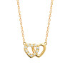 Collier 2 coeurs - Plaqué Or - Haute fantaisie - Design Français depuis 1954 