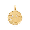 Pendentif constellation scorpion zirconiums - Plaqué Or - Haute fantaisie - Design Français depuis 1954 
