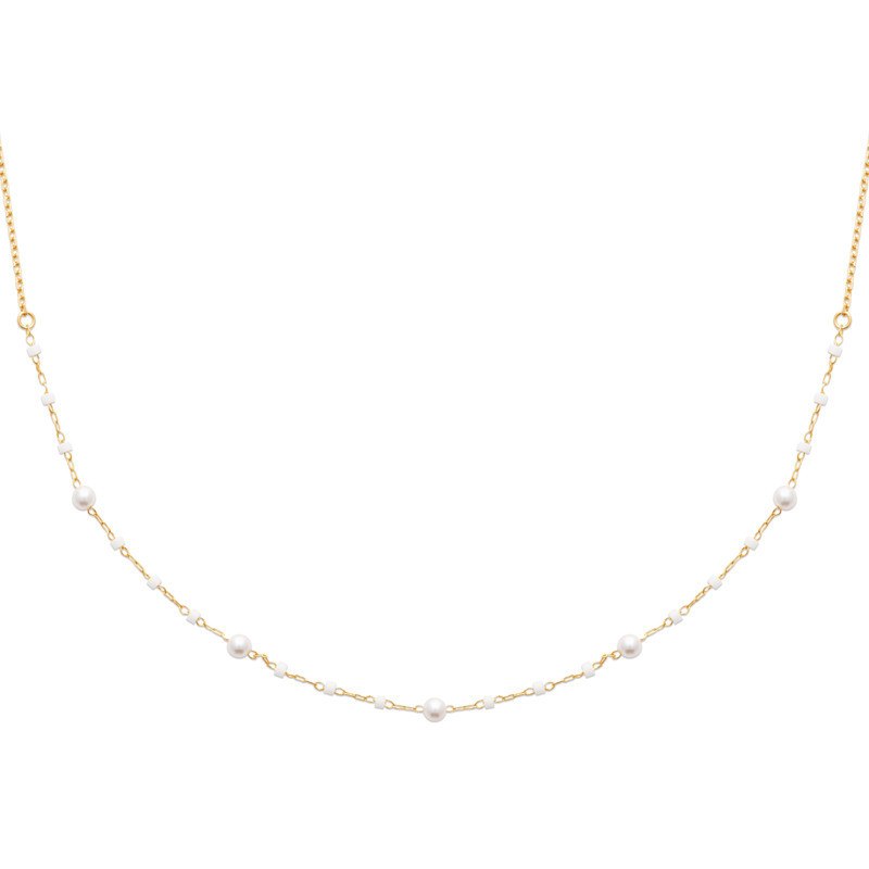copie de Collier cercle trilogie plaqué or – Haute fantaisie · Design Français depuis 1954 