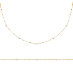 copie de Collier cercle trilogie plaqué or – Haute fantaisie · Design Français depuis 1954 