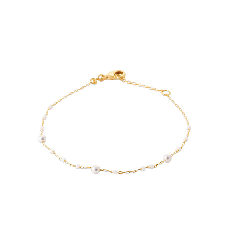Bracelet multi-perles - Plaqué Or – Haute fantaisie · Design Français depuis 1954 